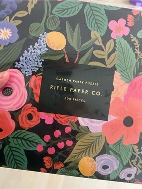 Rifle Paper Co. Floral Puzzle - Pink, Green & Black